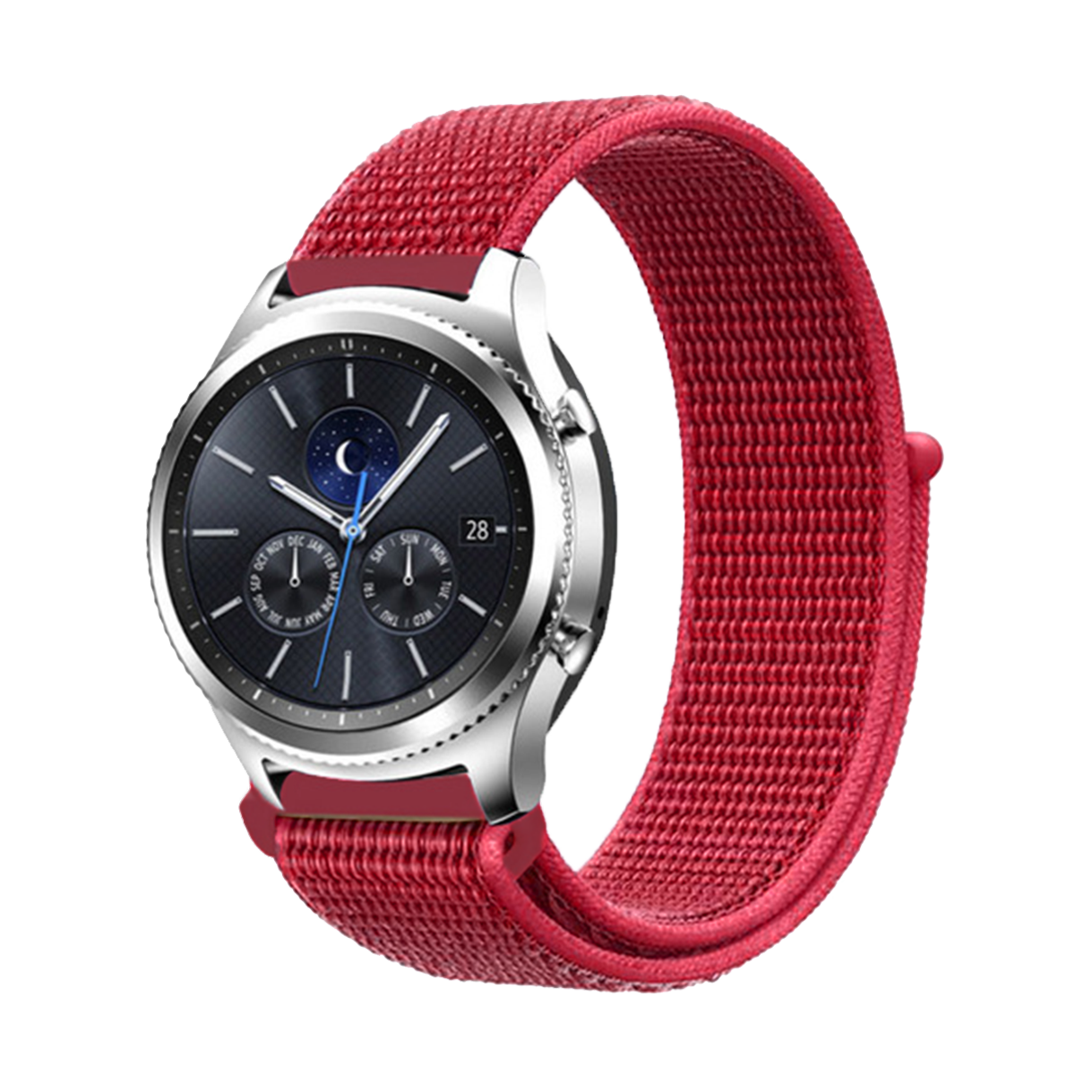 E2M SAMSUNG WATCH 22MM KRD-03 HASIR KIRMIZI KORDON