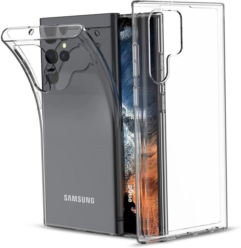 BİKAPAK ECO SİLİKON SAMSUNG S22 ULTRA ŞEFFAF KAPAK