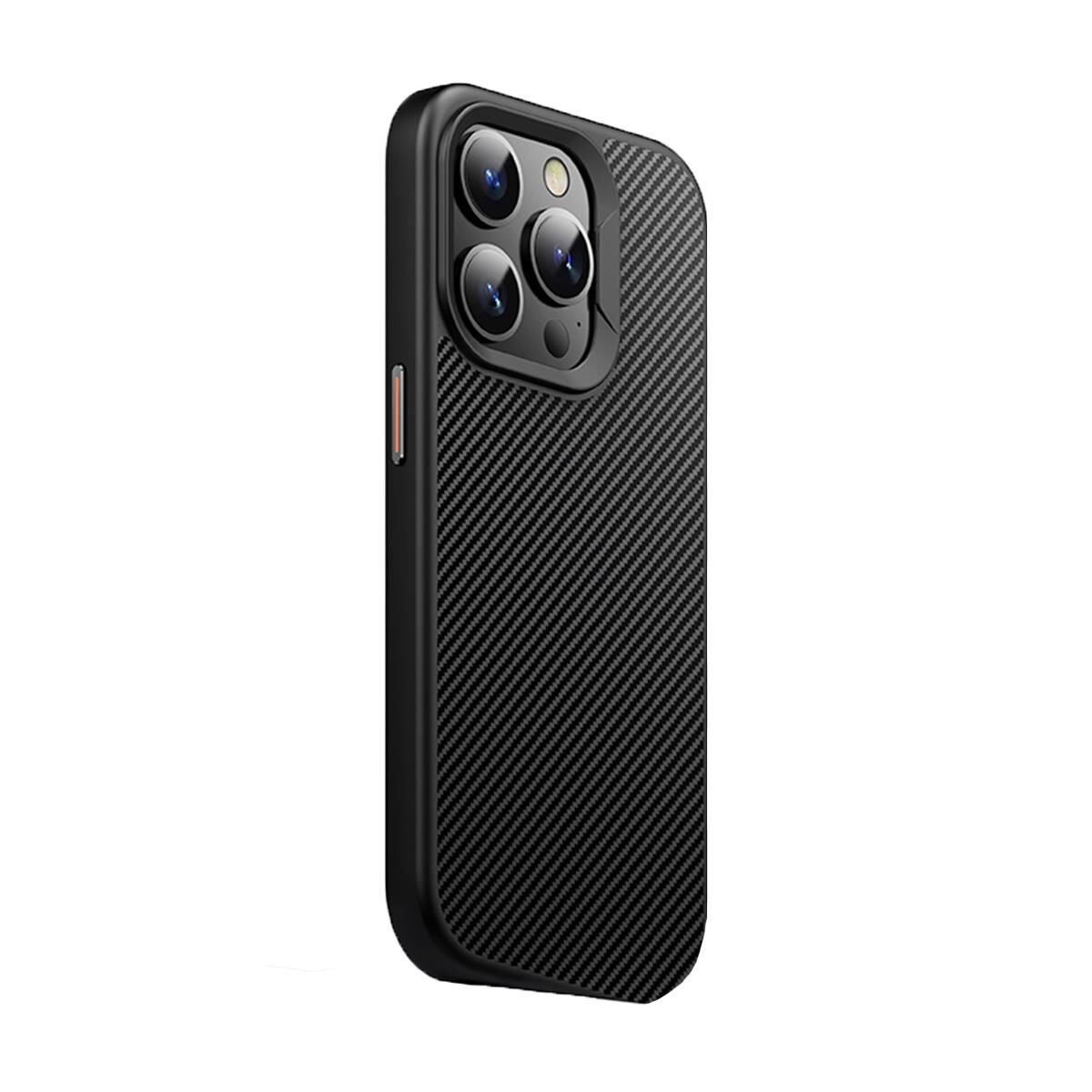 BİKAPAK MAGCARBON IPHONE 16 PRO SİYAH KAPAK