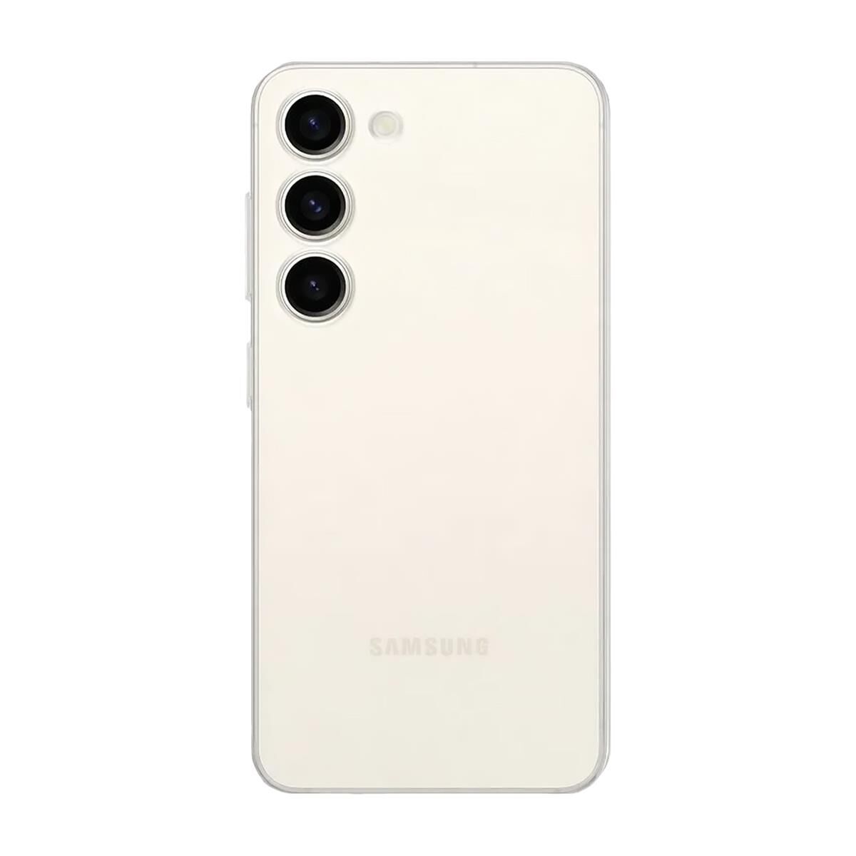 BİKAPAK ECO SİLİKON SAMSUNG S23 ŞEFFAF KAPAK
