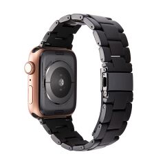 E2M Apple Watch 38-40mm KRD-25 Resin Siyah Kordon
