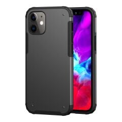 BİKAPAK ELIT MIST IPHONE 12 MİNİ OPAK SİYAH KAPAK