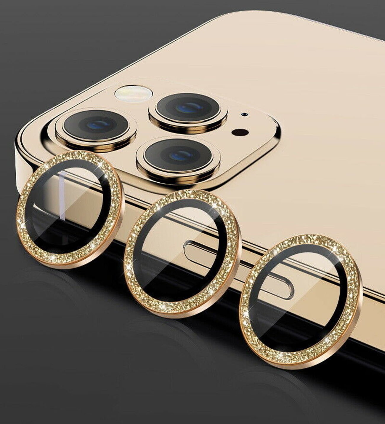 BİNANO IPHONE 11 PRO DIAMOND GOLD CAMERA KORUYUCU