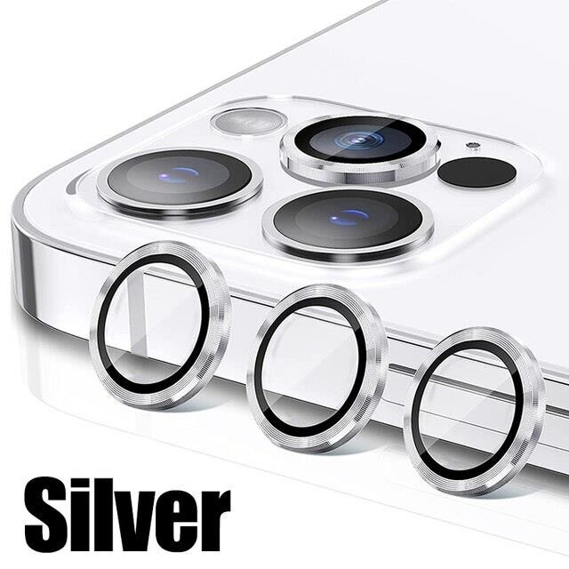 BİNANO METAL RİNG IPHONE 12 PRO KAMERA KORUYUCU SİLVER