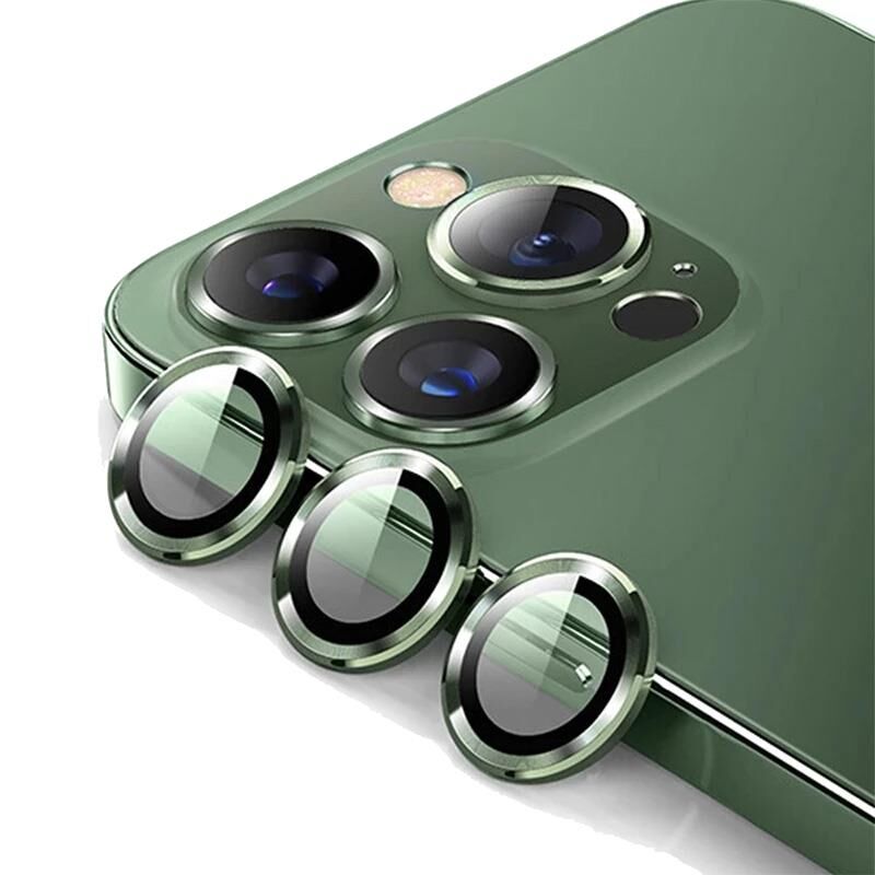 BİNANO METAL RİNG IPHONE 12 PRO KAMERA KORUYUCU KOYU YEŞİL