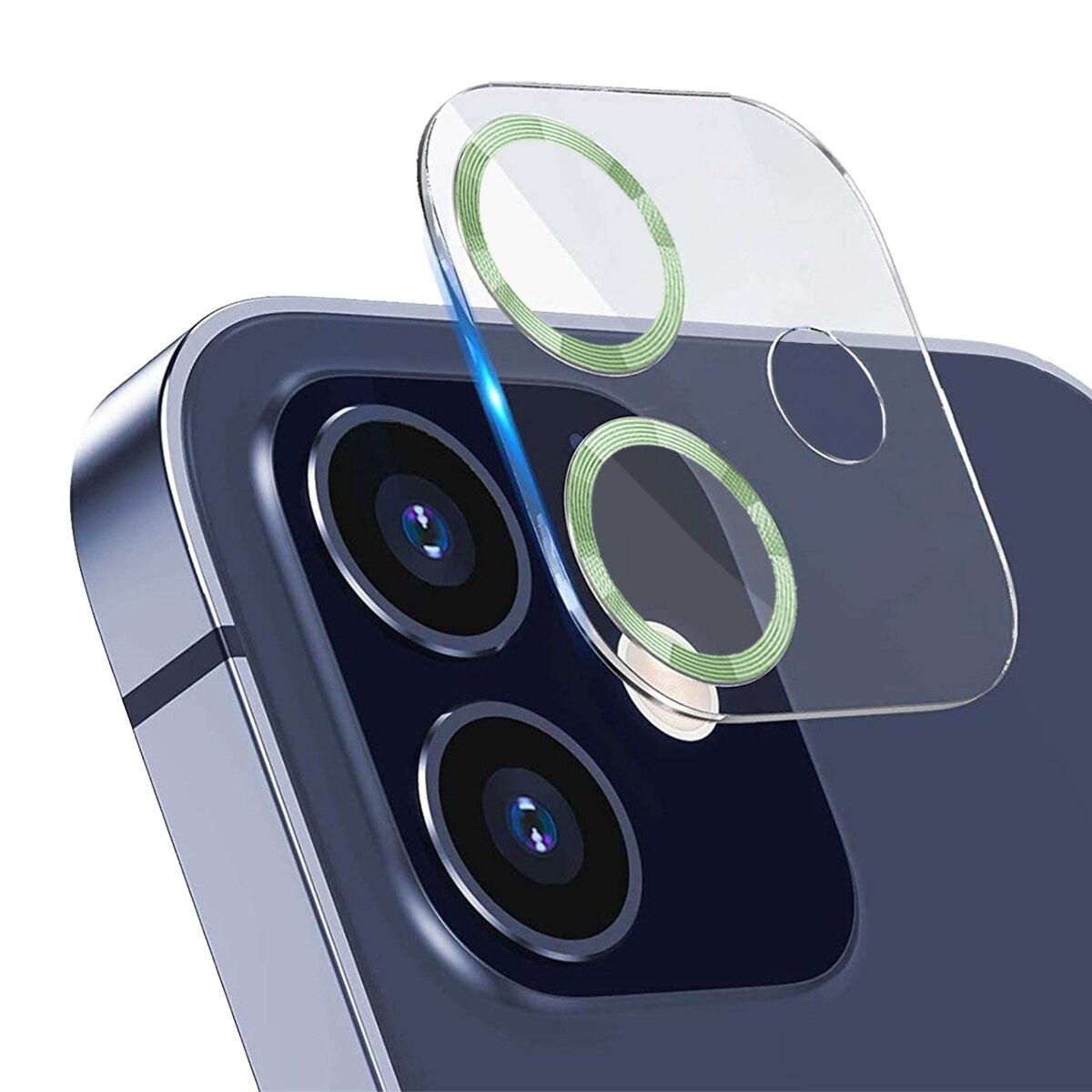 BİNANO IPHONE 12 3D PRO AÇIK YEŞİL CAMERA KORUYUCU