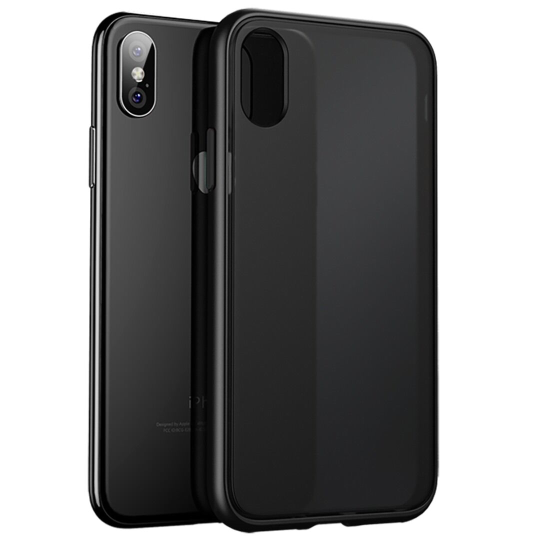 BİKAPAK ELIT ENIGMA IPHONE X/XS FULL SİYAH  KAPAK