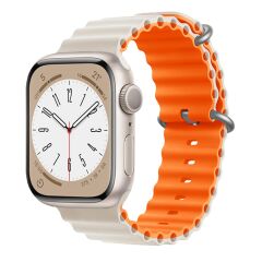 E2M APPLE WATCH 42-44-45-46-49MM KRD-28 OCEAN ÇİFT RENKLİ YILDIZ IŞIĞI KORDON