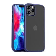 BİKAPAK ELIT SHINE IPHONE 12 PRO MAX  MAVİ KAPAK