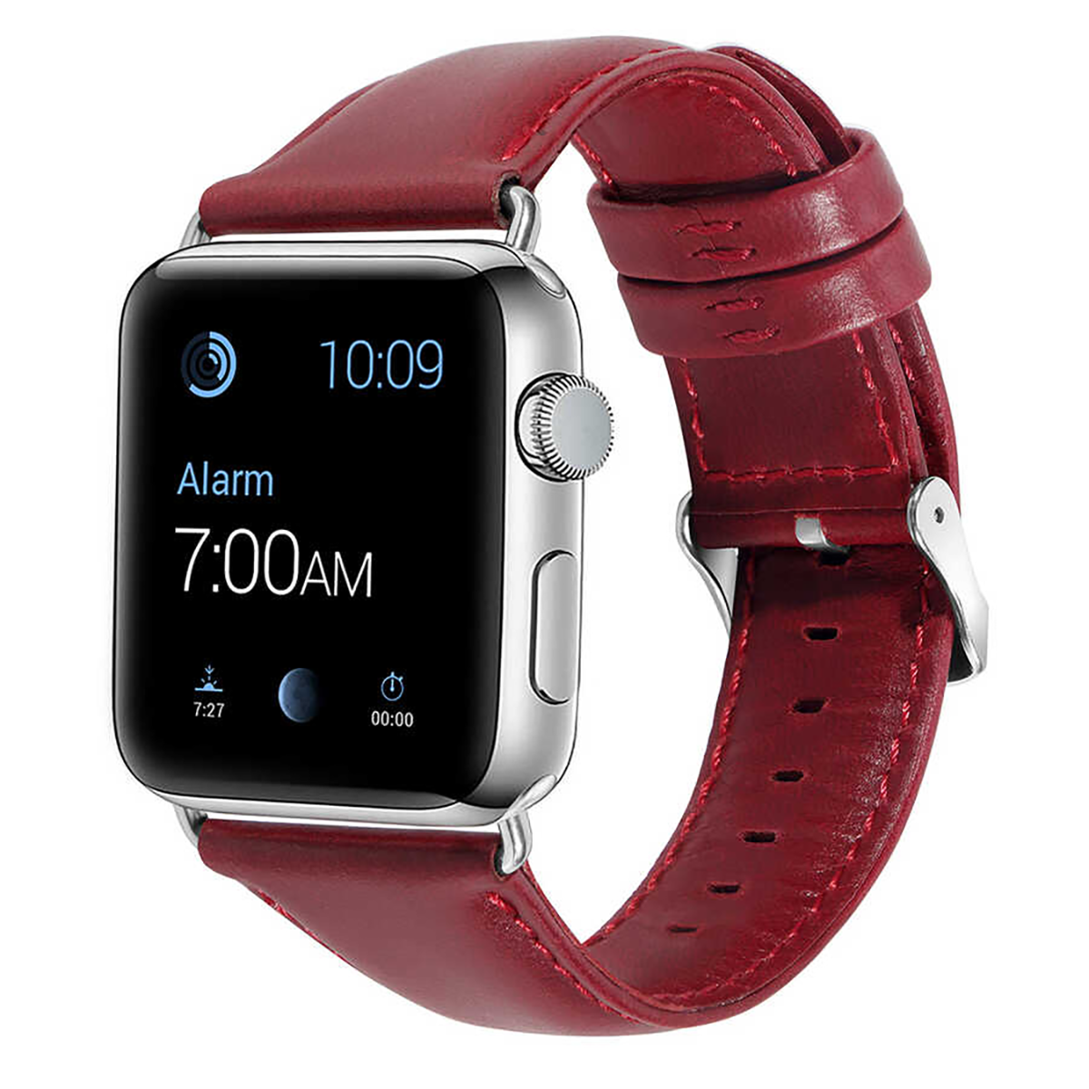 E2M APPLE WATCH 38-40-41MM KRD-10 DERI KIRMIZI KORDON