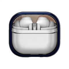E2M AIRPODS 4 CRYSTAL STANDLI KILIF MAVİ