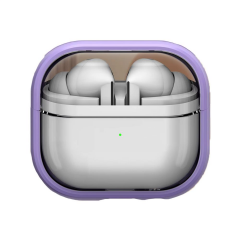 E2M AIRPODS 4 CRYSTAL STANDLI KILIF LİLA