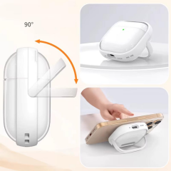 E2M AIRPODS 4 CRYSTAL STANDLI KILIF LİLA