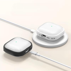 E2M AIRPODS 4 CRYSTAL STANDLI KILIF LİLA