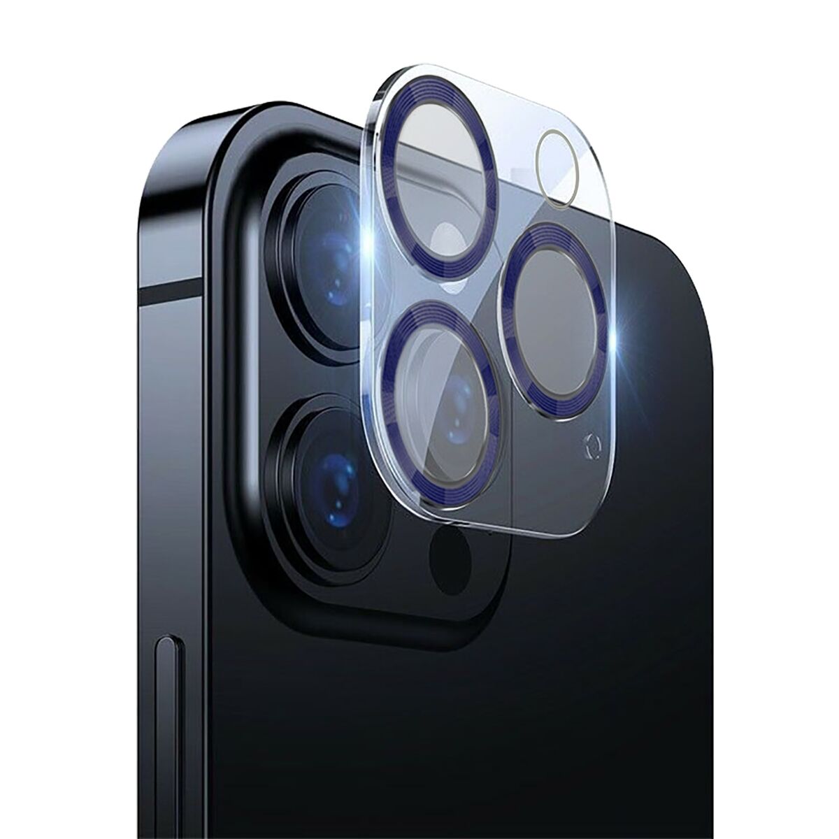 BİNANO IPHONE 12 PRO 3D PRO MAVİ CAMERA KORUYUCU