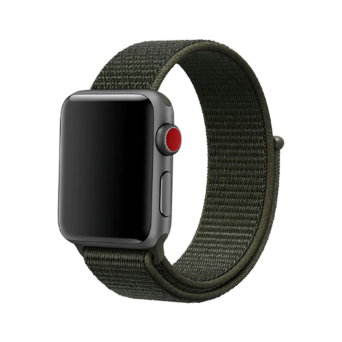 E2M APPLE WATCH 38-40-41MM KRD-03 HASIR KOYU YESIL KORDON