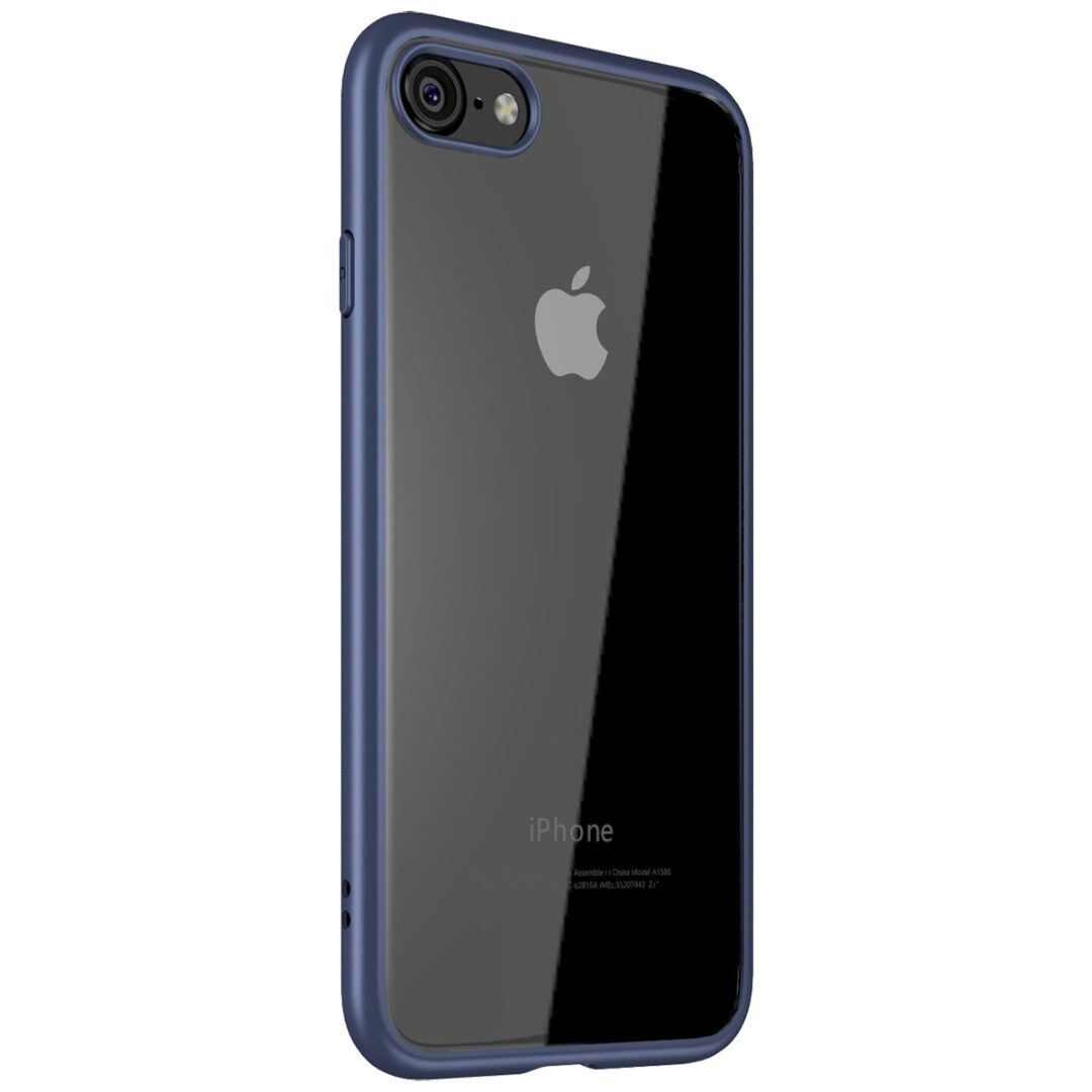 BİKAPAK ELIT SHINE IPHONE 7/8/SE2 FULL MAVİ KAPAK