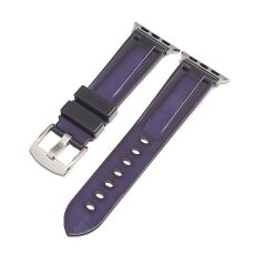 E2M Apple Watch 38-40-41mm KRD-23 Transparent Lacivert Kordon