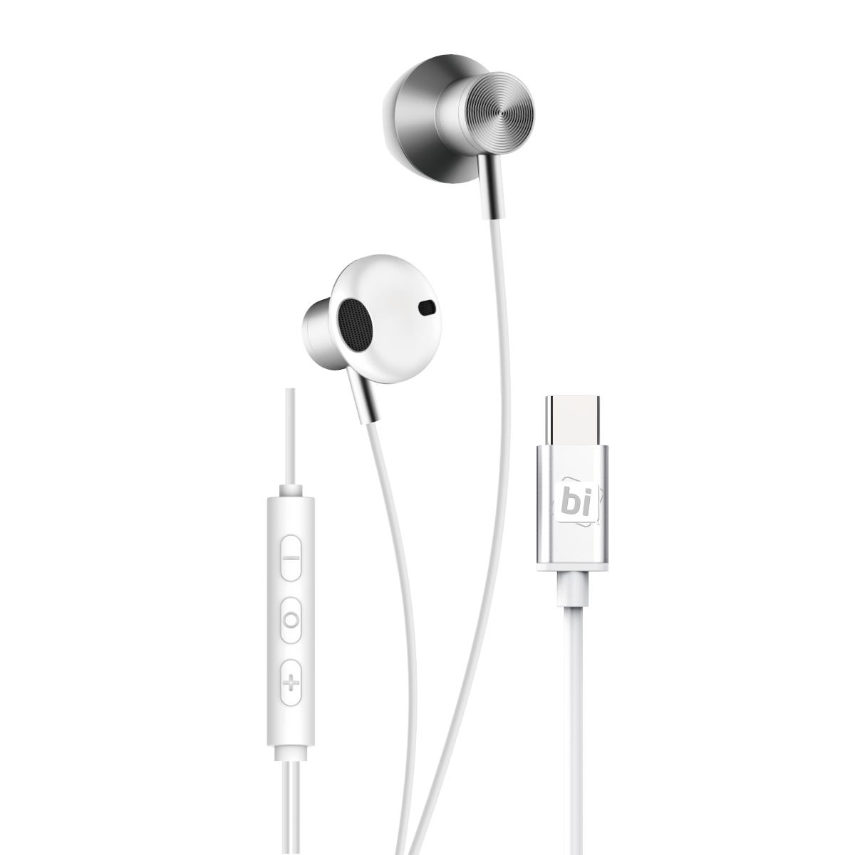 BİPOWER BP-738 TYPE-C KULAKİÇİ KABLOLU KULAKLIK BEYAZ
