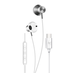 BİPOWER BP-738 TYPE-C KULAKİÇİ KABLOLU KULAKLIK BEYAZ