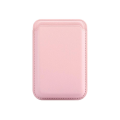 E2M MAGSAFE DERİ CÜZDAN PEMBE