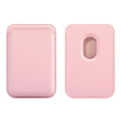 BİDERİ MAGSAFE DERİ CÜZDAN PEMBE