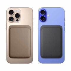 BİDERİ MAGSAFE DERİ CÜZDAN PEMBE