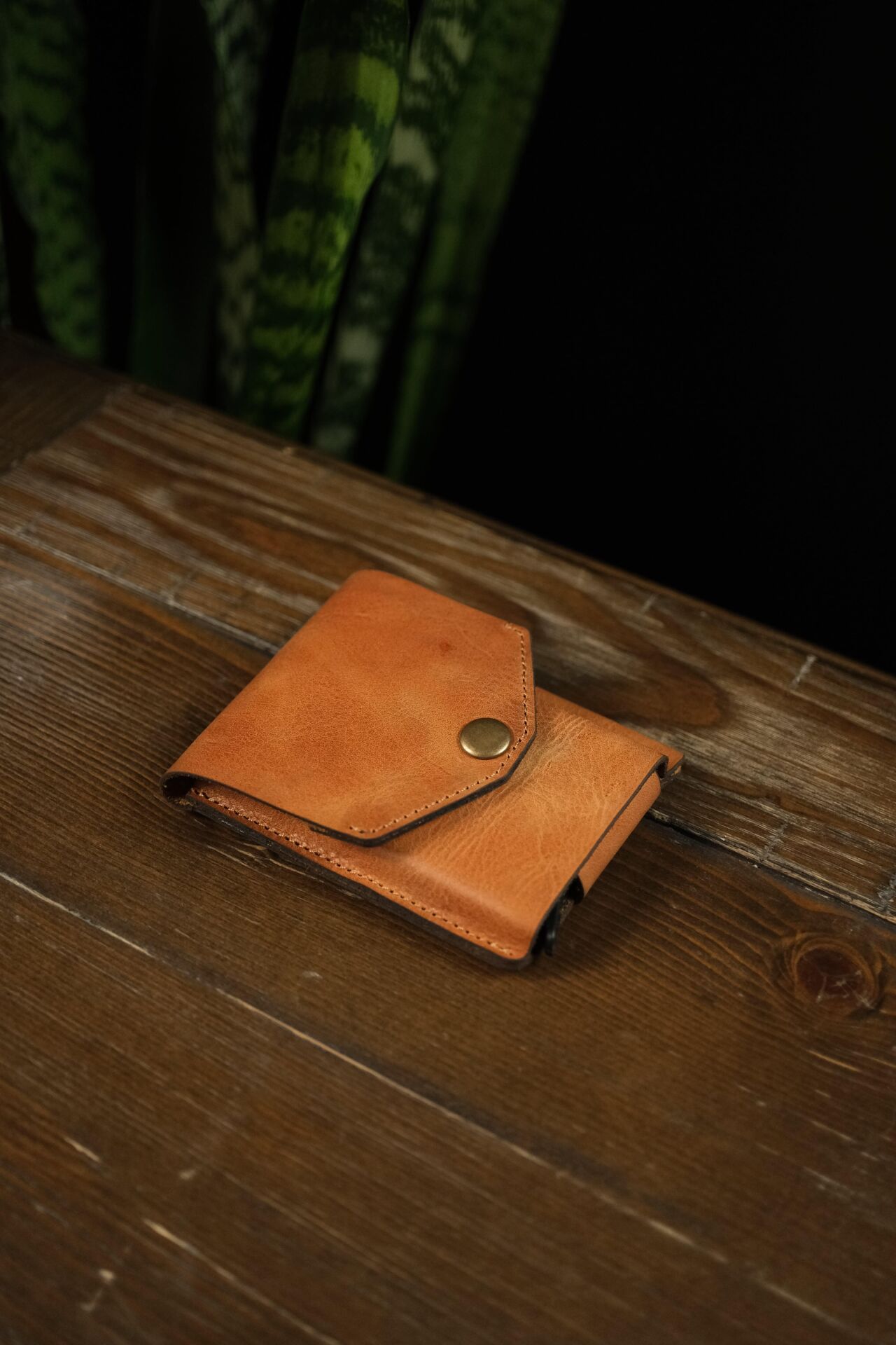 BİDERİ EPHESUS HAKİKİ DERİ ÇITÇITLI KALEMLİ CÜZDAN TABA