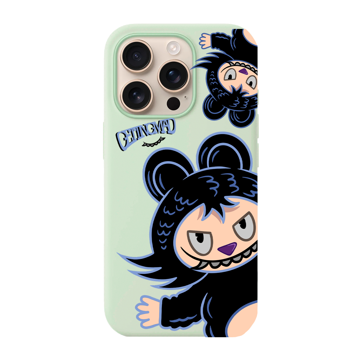 BİKAPAK Beast Desenli Kapak iPhone 11 Pro Max - Yeşil