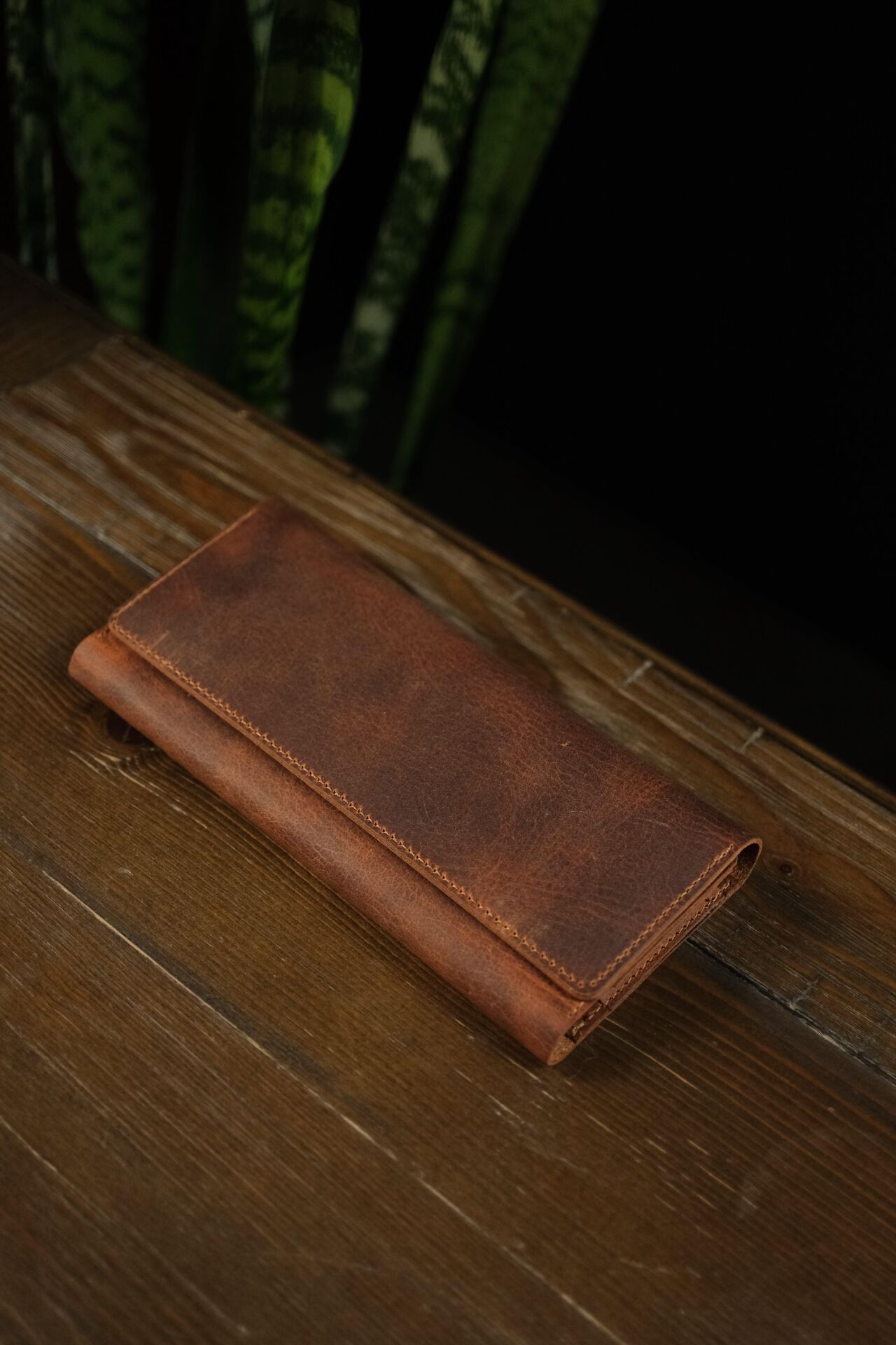 BİDERİ ASOS HAKİKİ DERİ ÇOK FONKSİYONLU CÜZDAN KAHVERENGİ