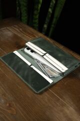 BİDERİ ASOS HAKİKİ DERİ ÇOK FONKSİYONLU CÜZDAN KAHVERENGİ