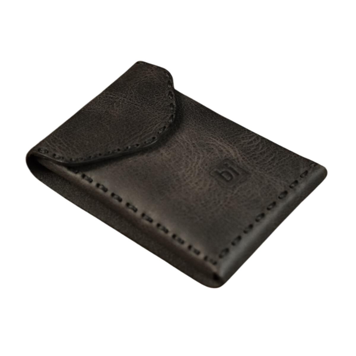 BİDERİ TROYA HAKİKİ DERİ ÇİFT KATLI CÜZDAN ANTRASİT