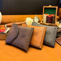 BİDERİ TROYA HAKİKİ DERİ ÇİFT KATLI CÜZDAN KAHVERENGİ