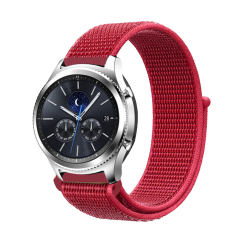E2M HUAWEI WATCH 20MM KRD-03 HASIR KIRMIZI KORDON