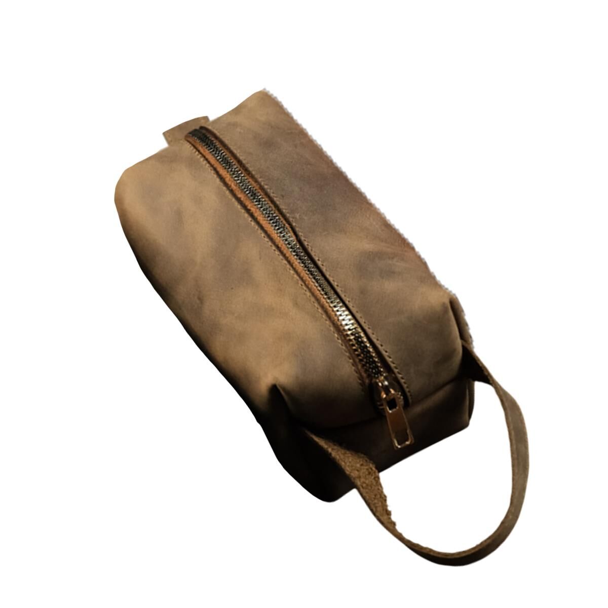 BİDERİ PERGE HAKİKİ DERİ EL ÇANTASI KUM