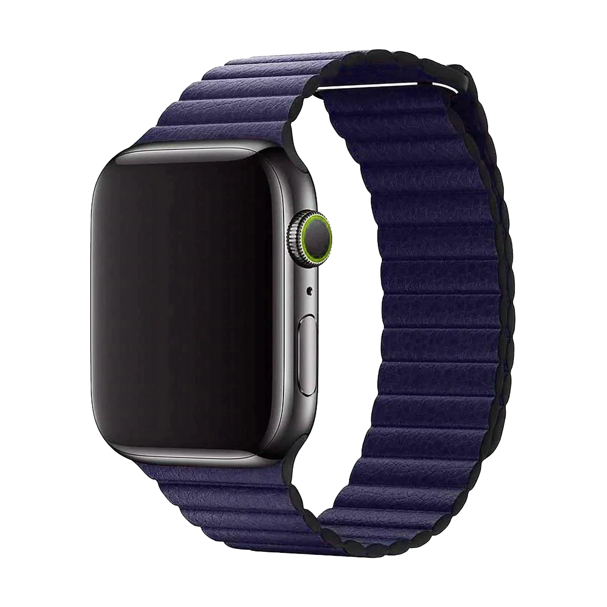 E2M APPLE WATCH 38-40MM KRD-06 DERİ BÜKME LACİVERT KORDON