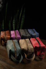 BİDERİ PERGE HAKİKİ DERİ EL ÇANTASI ANTRASİT