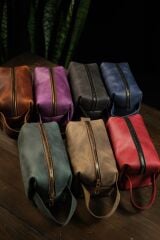 BİDERİ PERGE HAKİKİ DERİ EL ÇANTASI ANTRASİT