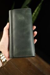 BİDERİ ASOS HAKİKİ DERİ ÇOK FONKSİYONLU CÜZDAN MOR