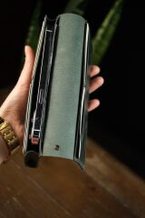 BİDERİ ASOS HAKİKİ DERİ ÇOK FONKSİYONLU CÜZDAN KUM