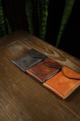 BİDERİ TROYA HAKİKİ DERİ ÇİFT KATLI CÜZDAN TABA