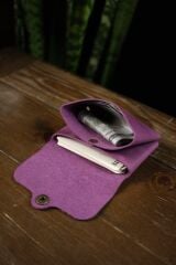 BİDERİ ZEUGMA HAKİKİ DERİ ÇITÇITLI CÜZDAN YEŞİL