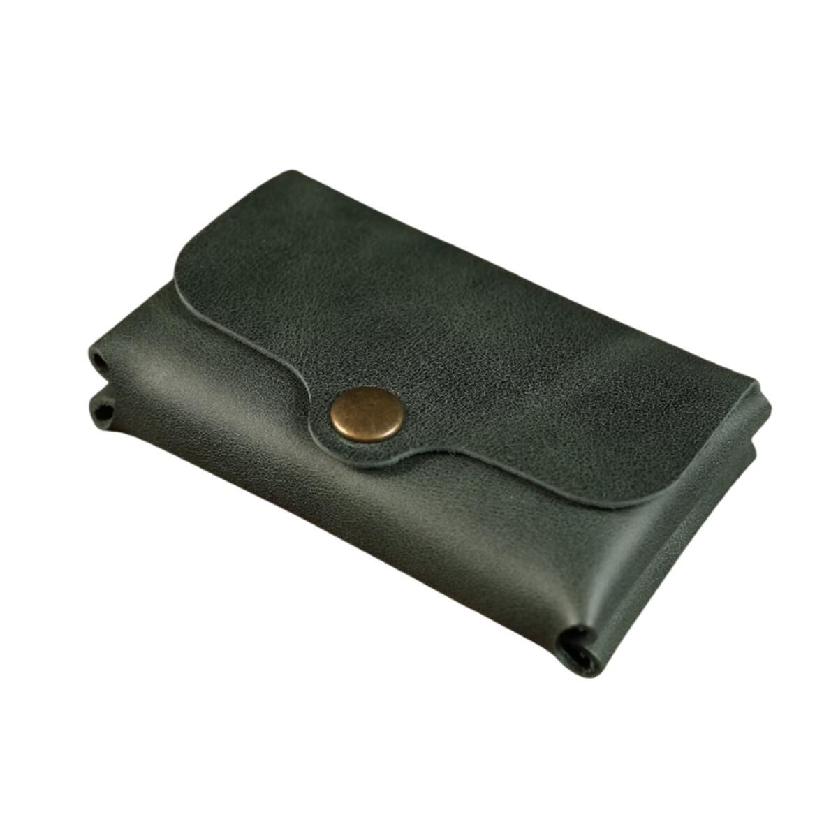 BİDERİ ZEUGMA HAKİKİ DERİ ÇITÇITLI CÜZDAN YEŞİL