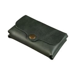 BİDERİ ZEUGMA HAKİKİ DERİ ÇITÇITLI CÜZDAN YEŞİL