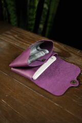 BİDERİ ZEUGMA HAKİKİ DERİ ÇITÇITLI CÜZDAN ANTRASİT