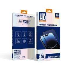 Bİ 2,5D SUPER GLASS IPHONE 16 PRO MAX EKRAN KORUYUCU