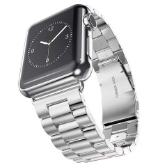 E2M APPLE WATCH 42-44MM KRD-05 KLASIK METAL GUMUS KORDON