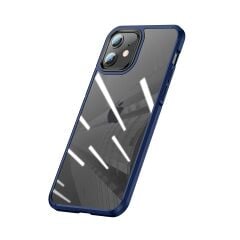 BİKAPAK ELIT CRYSTAL IPHONE 12 / 12 PRO MAVİ KAPAK