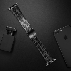 E2M APPLE WATCH 42-44-45-46-49MM KRD-29 METAL GÜMÜŞ KORDON