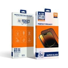 Bİ 2,5D PRIVACY SUPER GLASS IPHONE 16 PRO EKRAN KORUYUCU